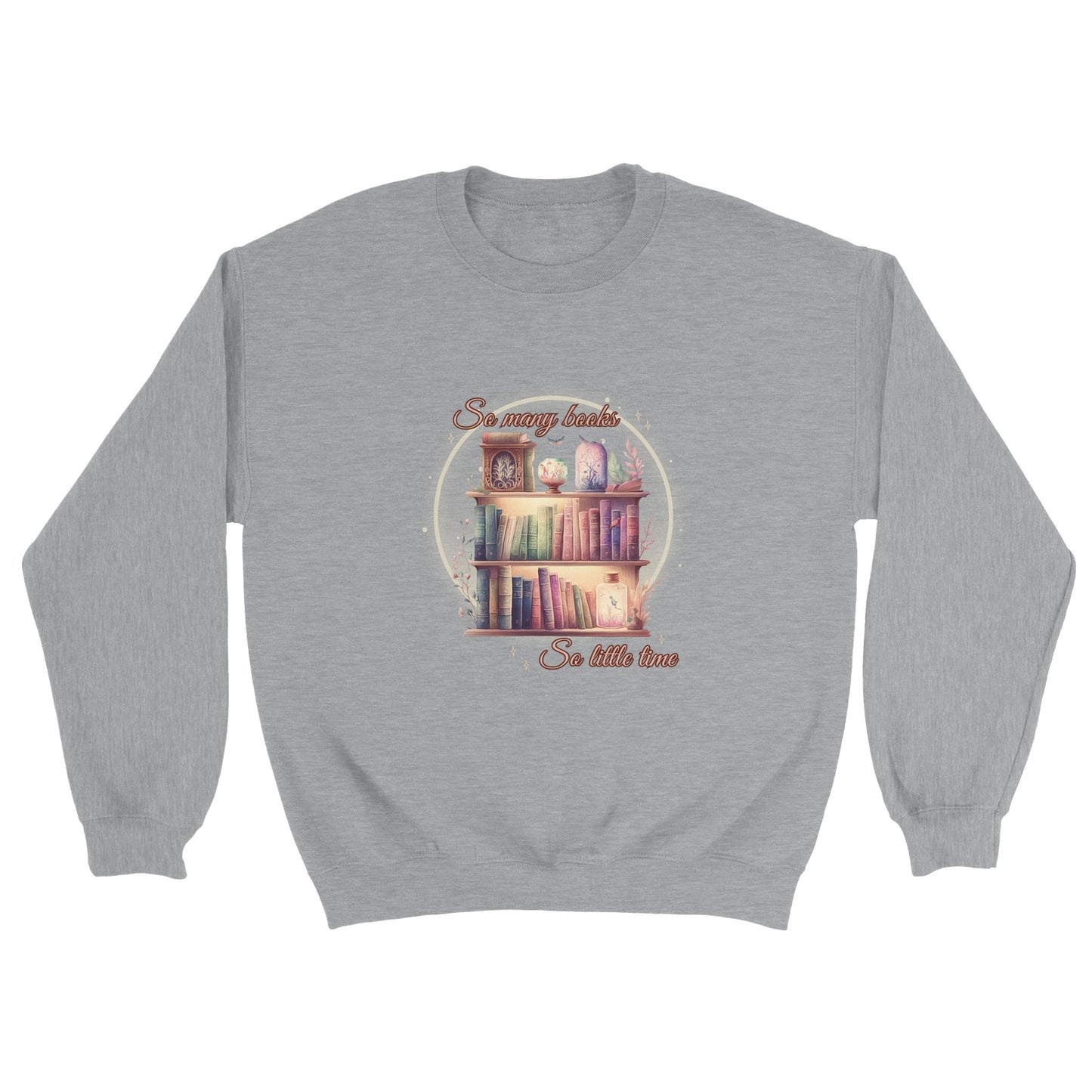 So many books, so little time  -  sweater volwassenen