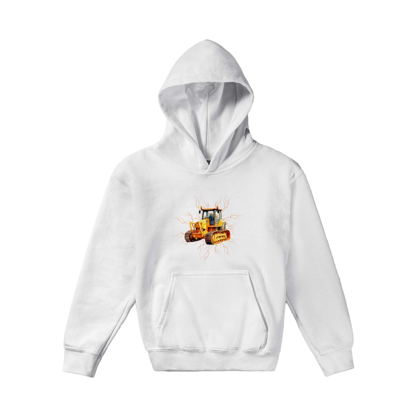 Bulldozer -  hoodie kinderen