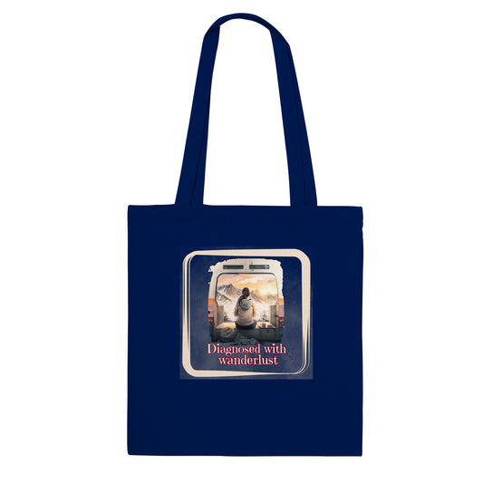 Diagnosed with wanderlust  -  tote-bag