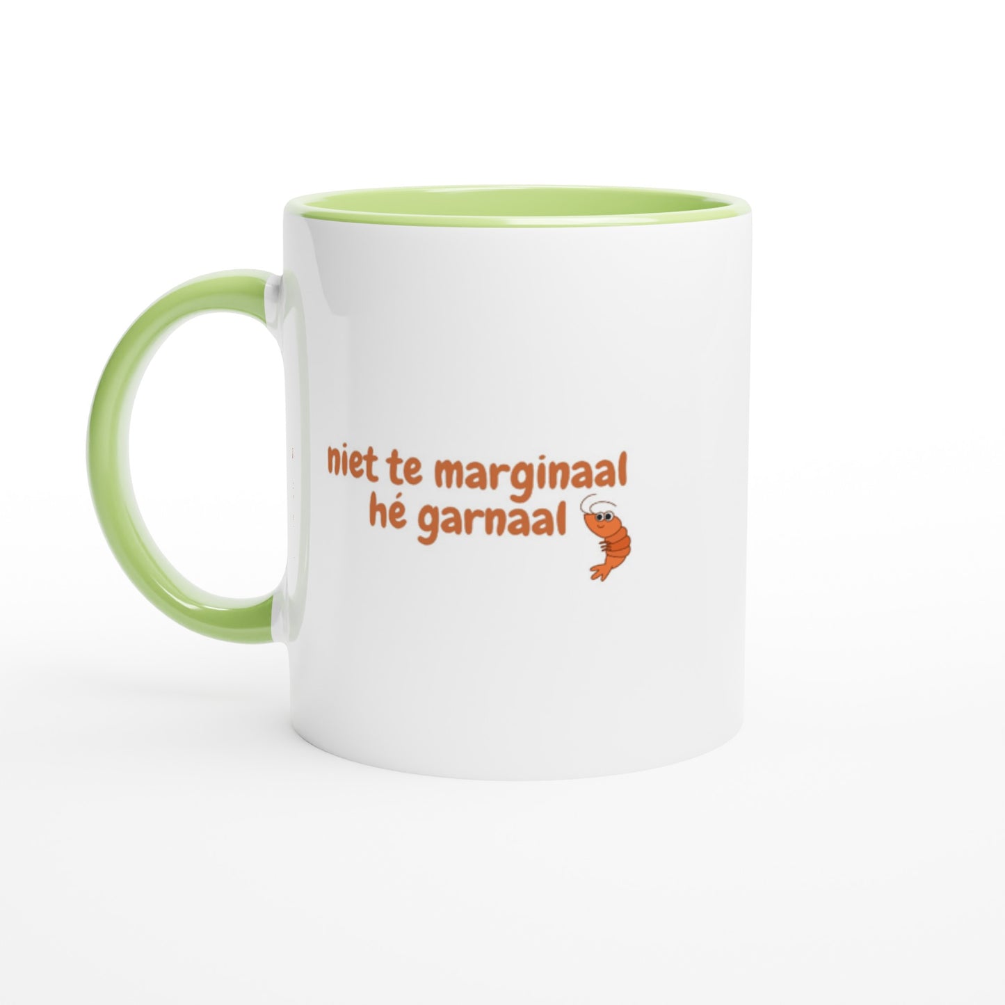 niet te marginaal hé garnaal -  mok