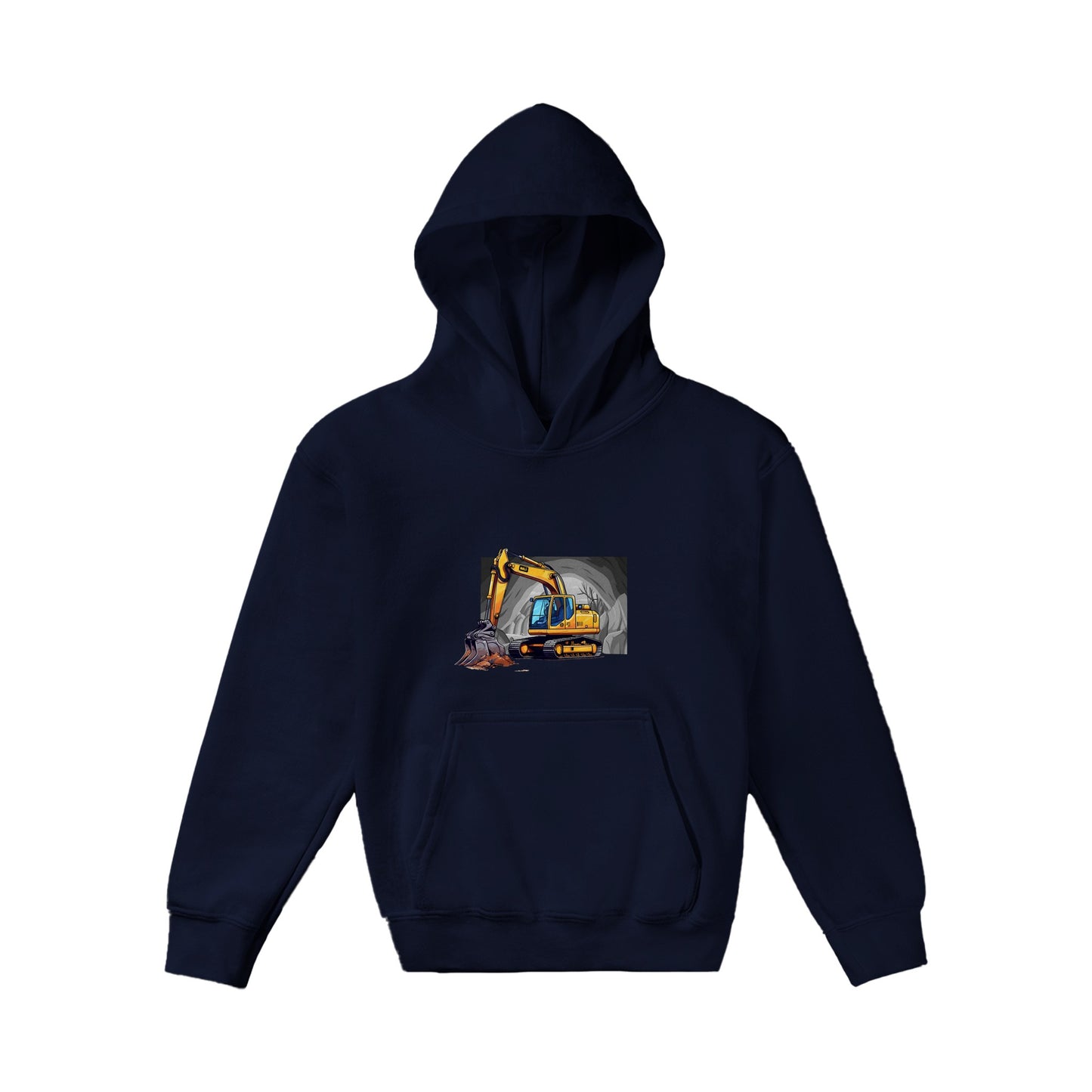 graafmachine -  hoodie kinderen