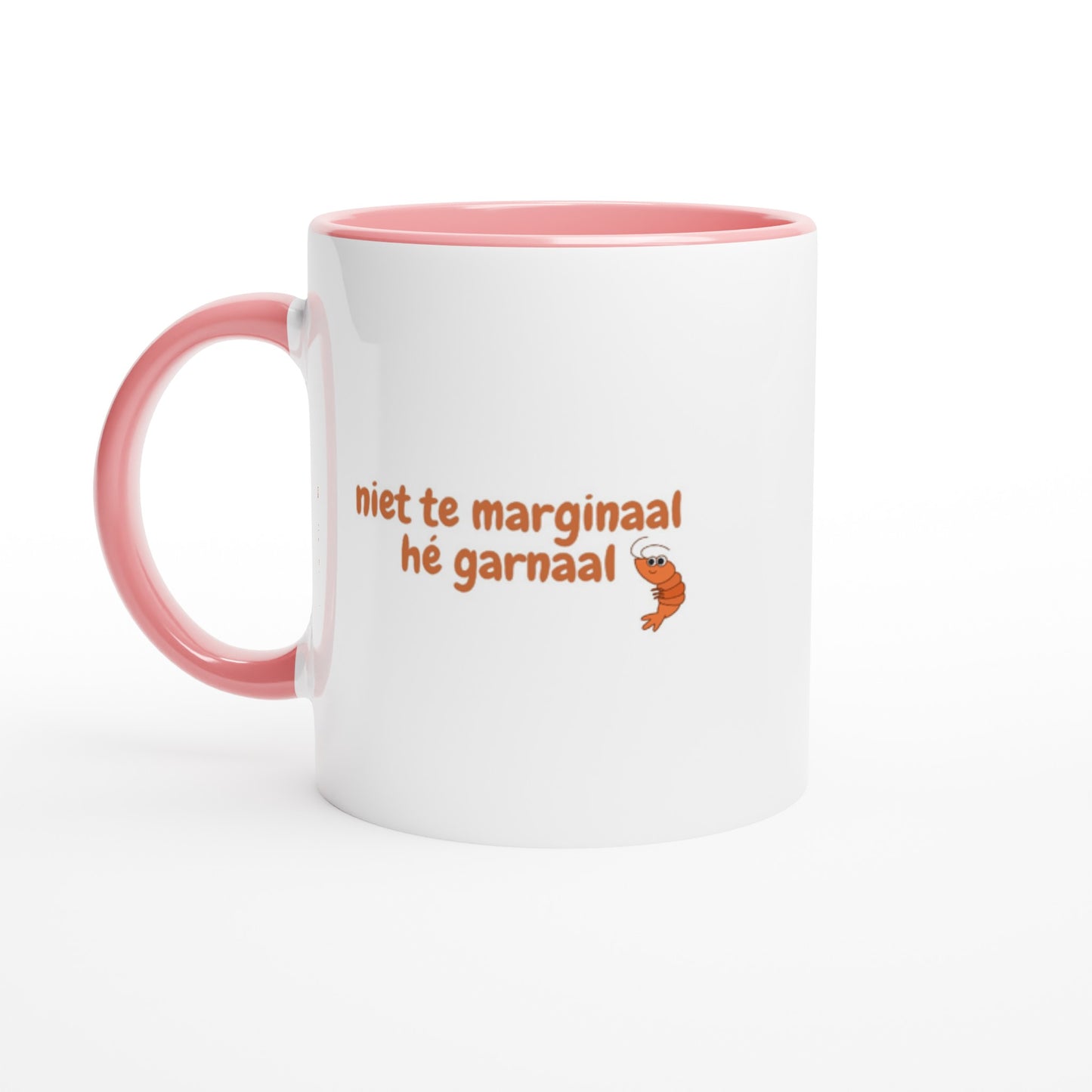 niet te marginaal hé garnaal -  mok