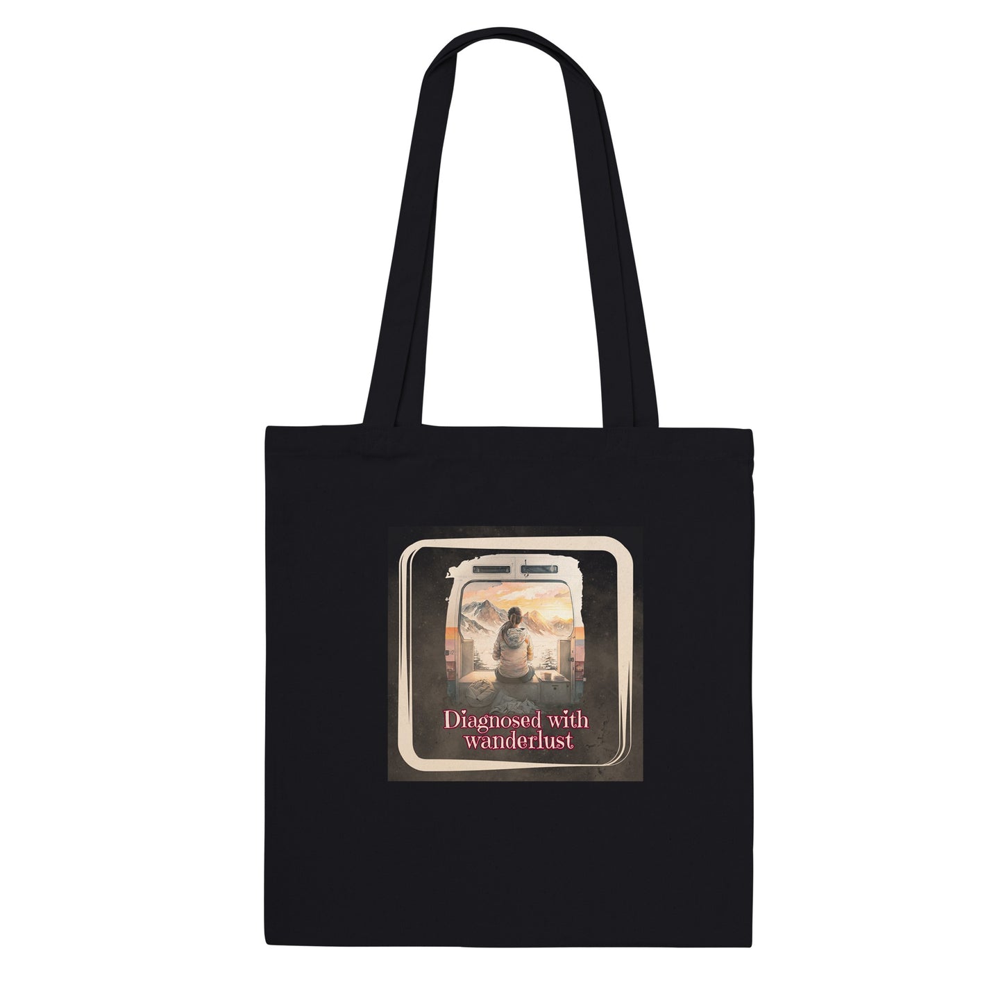 Diagnosed with wanderlust  -  tote-bag