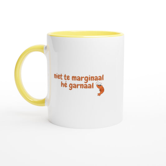 niet te marginaal hé garnaal -  mok