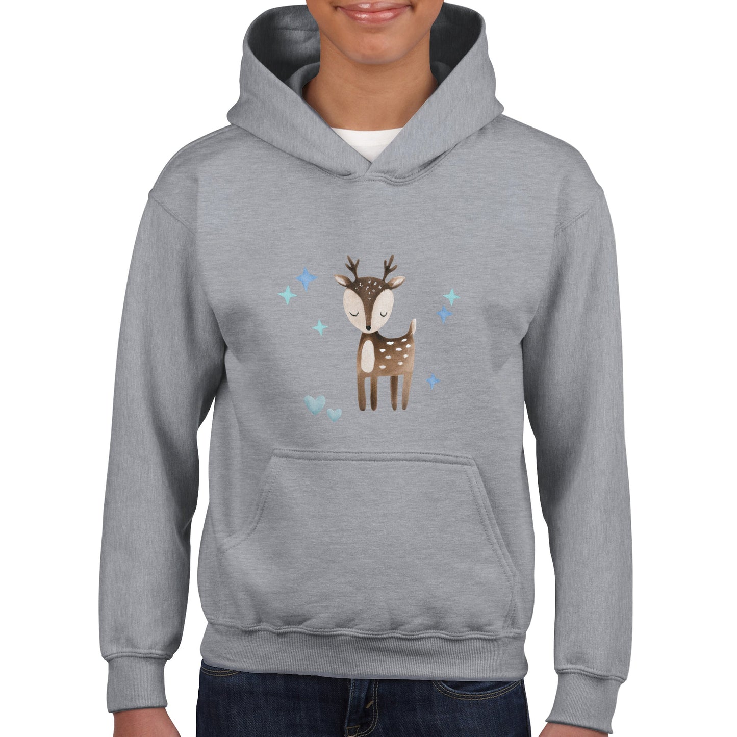 Lief hertje -  hoodie kinderen