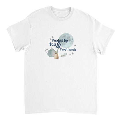 Fueled by tea & tarot cards -  t-shirt volwassenen