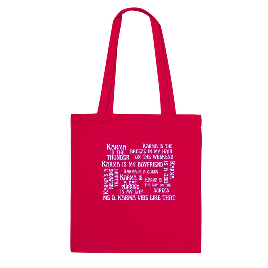 Karma is my boyfriend - tote-bag