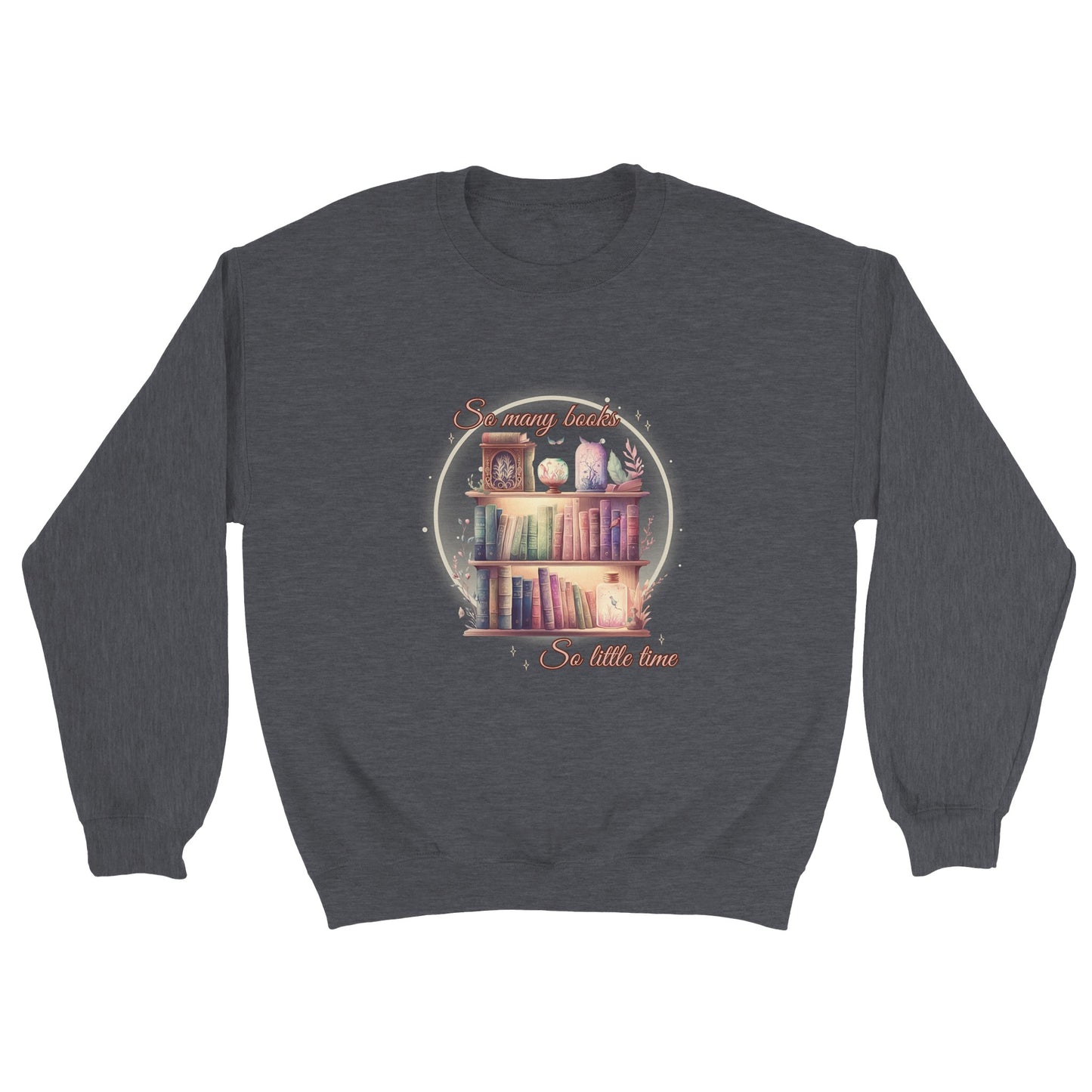 So many books, so little time  -  sweater volwassenen