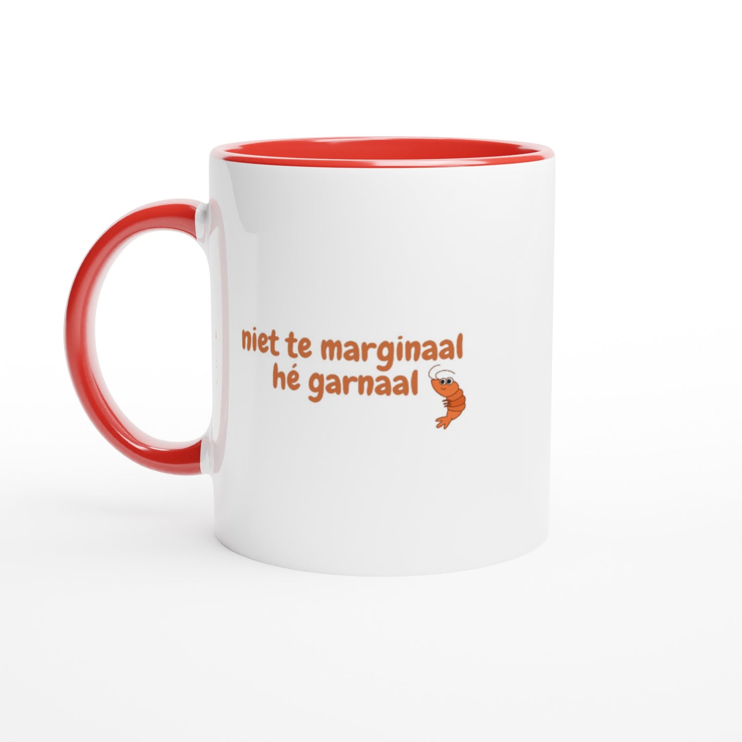 niet te marginaal hé garnaal -  mok