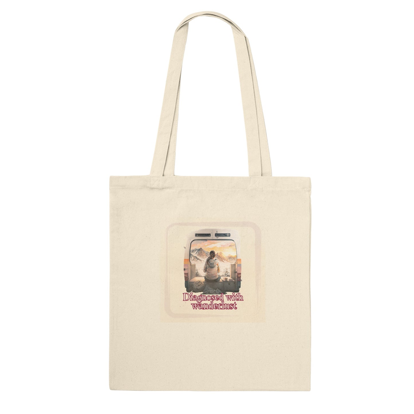 Diagnosed with wanderlust  -  tote-bag