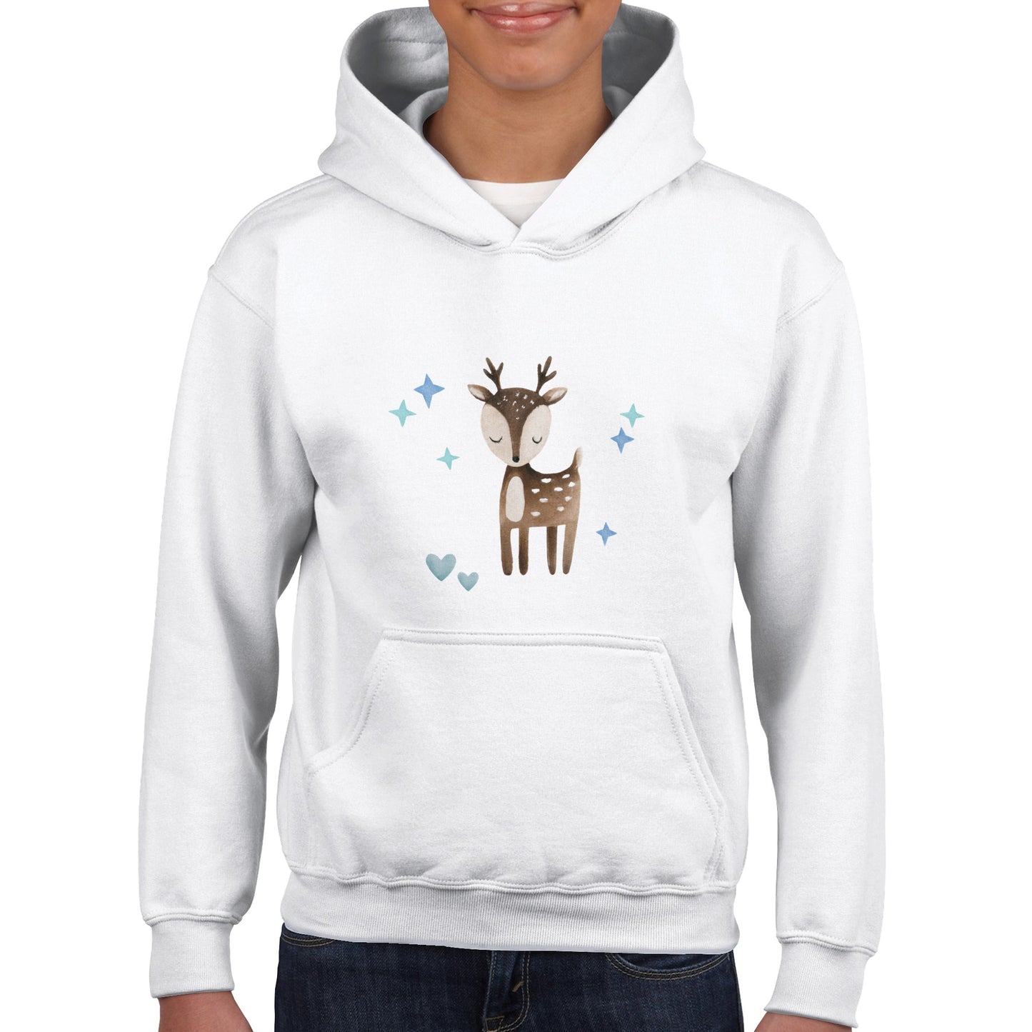 Lief hertje -  hoodie kinderen