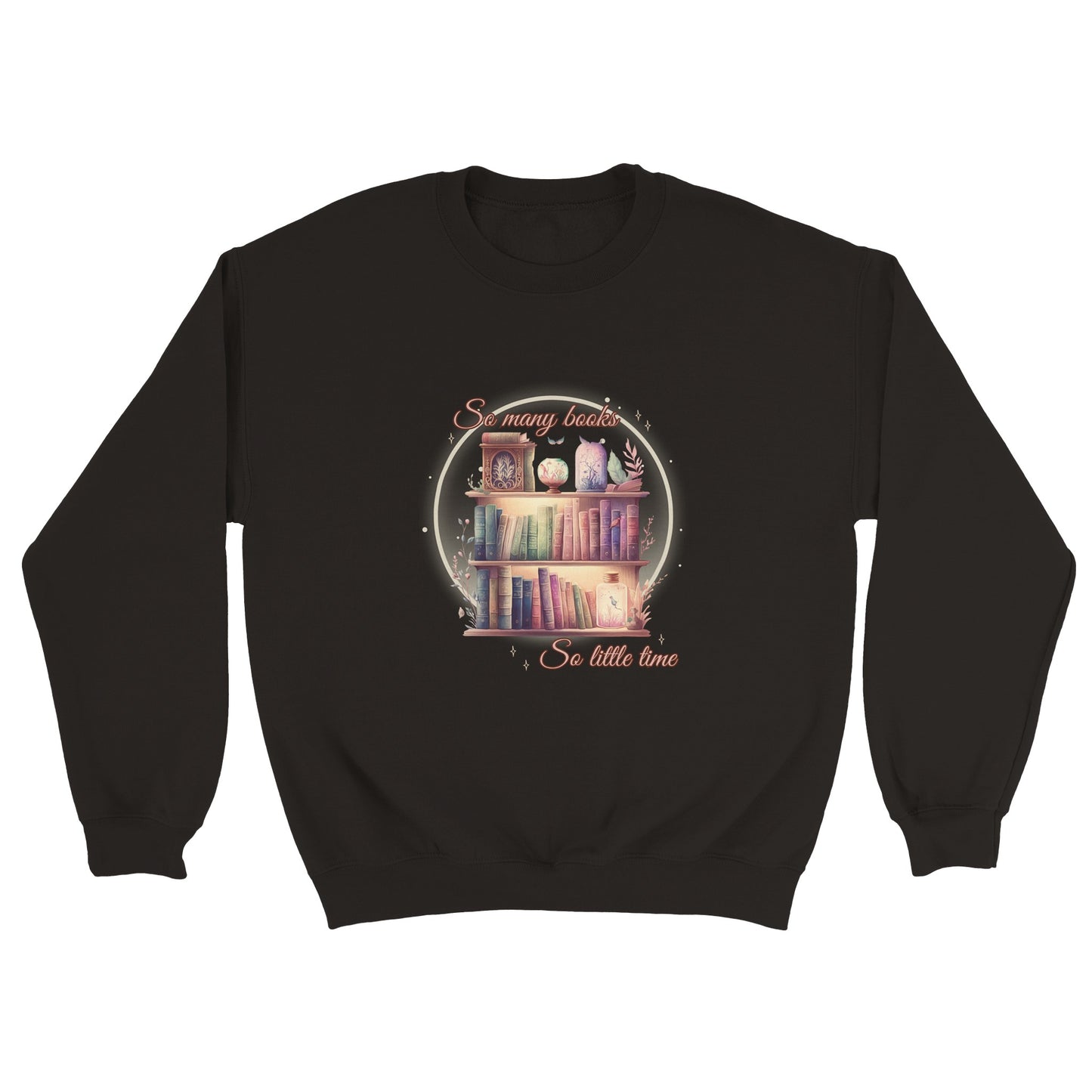 So many books, so little time  -  sweater volwassenen