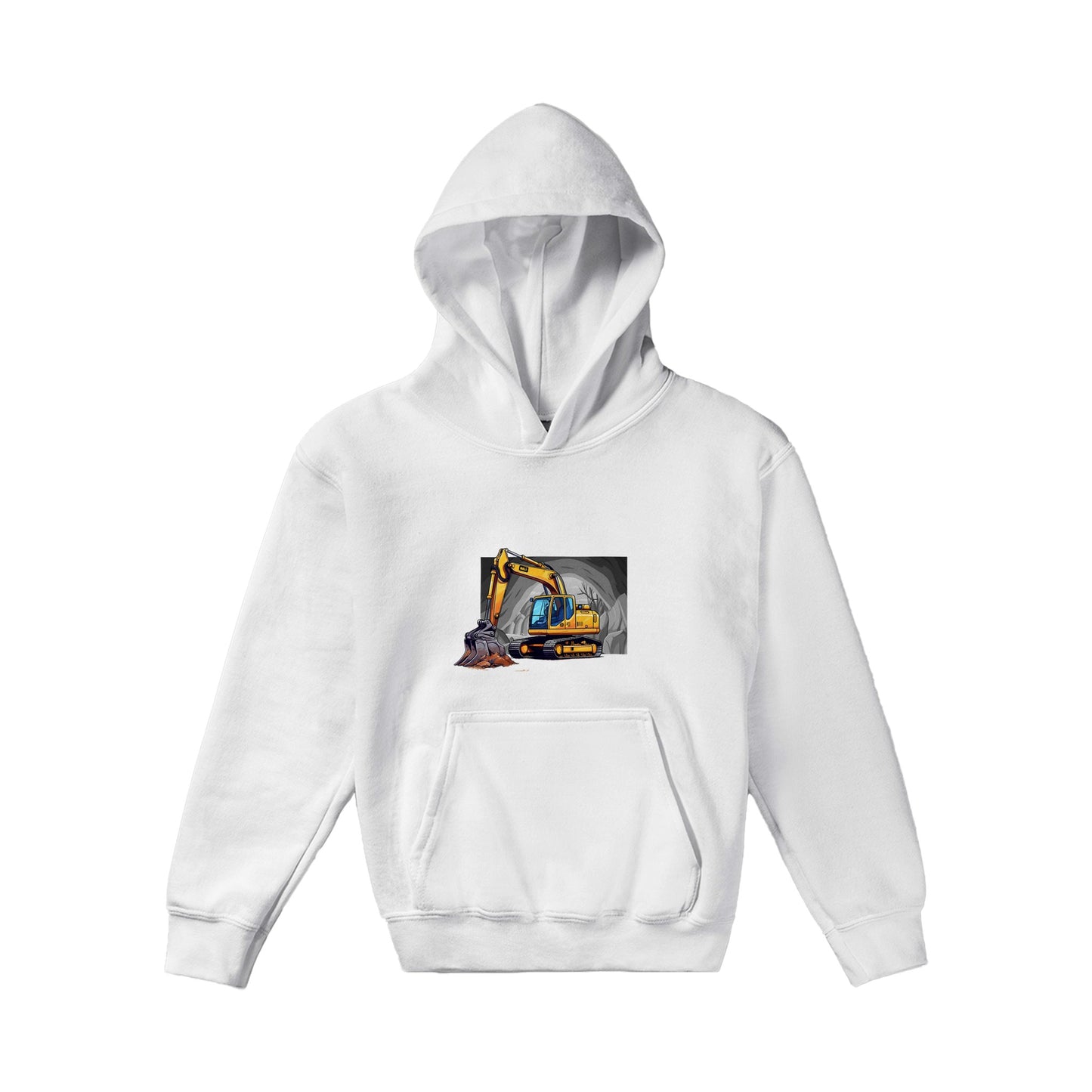 graafmachine -  hoodie kinderen