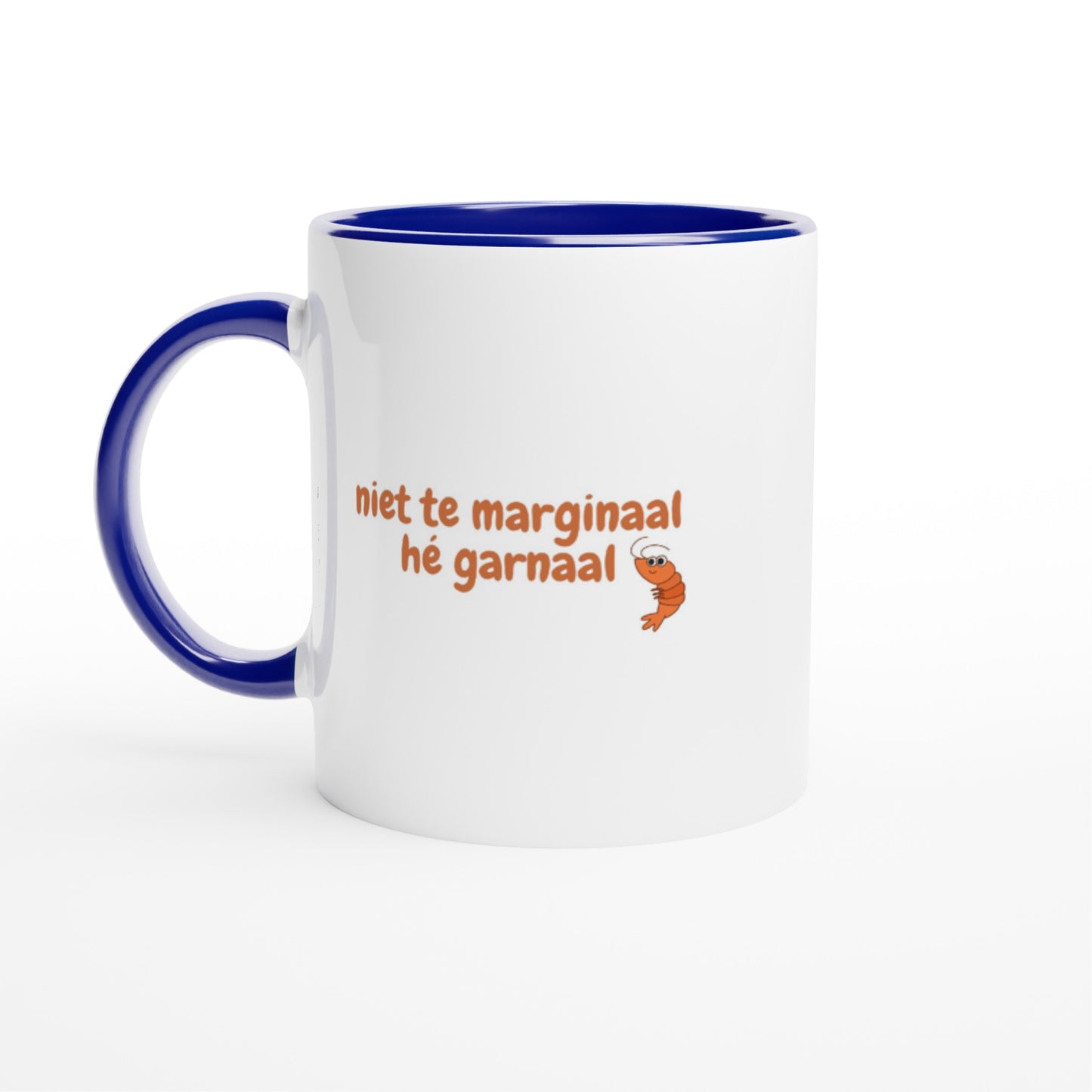 niet te marginaal hé garnaal -  mok