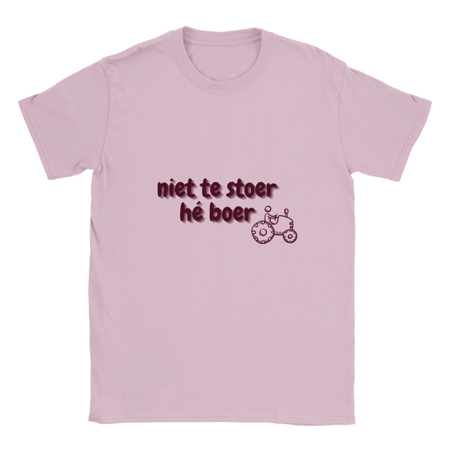 niet te stoer hé boer - t-shirt kinderen