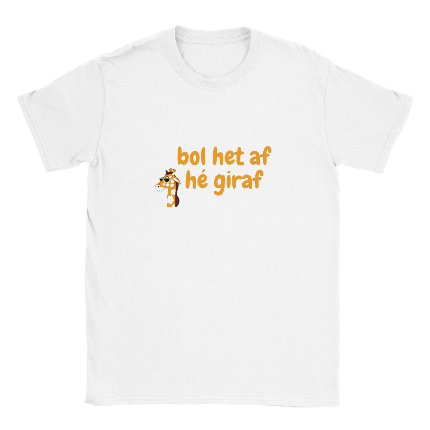 bol het af hé giraf - t-shirt kinderen