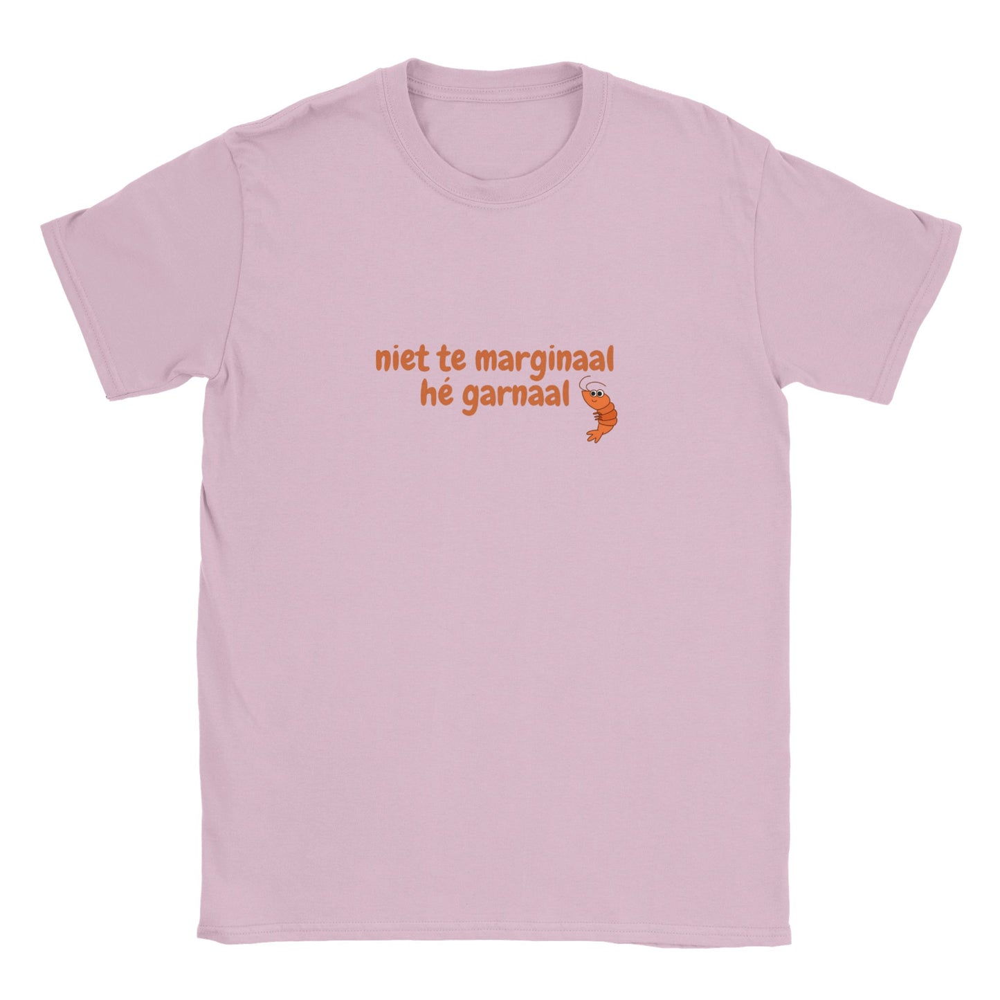 niet te marginaal hé garnaal -  t-shirt kinderen