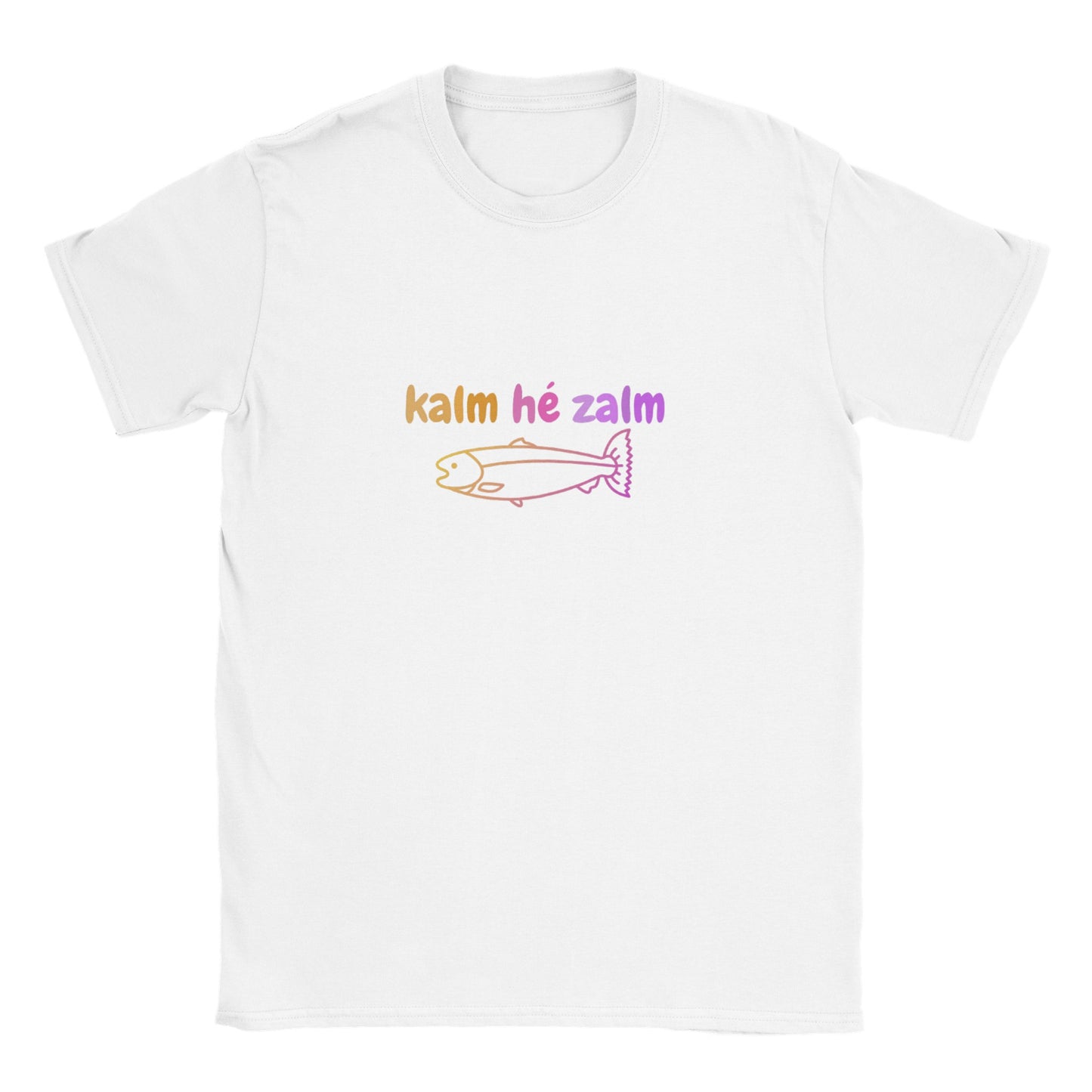 kalm hé zalm -  t-shirt kinderen