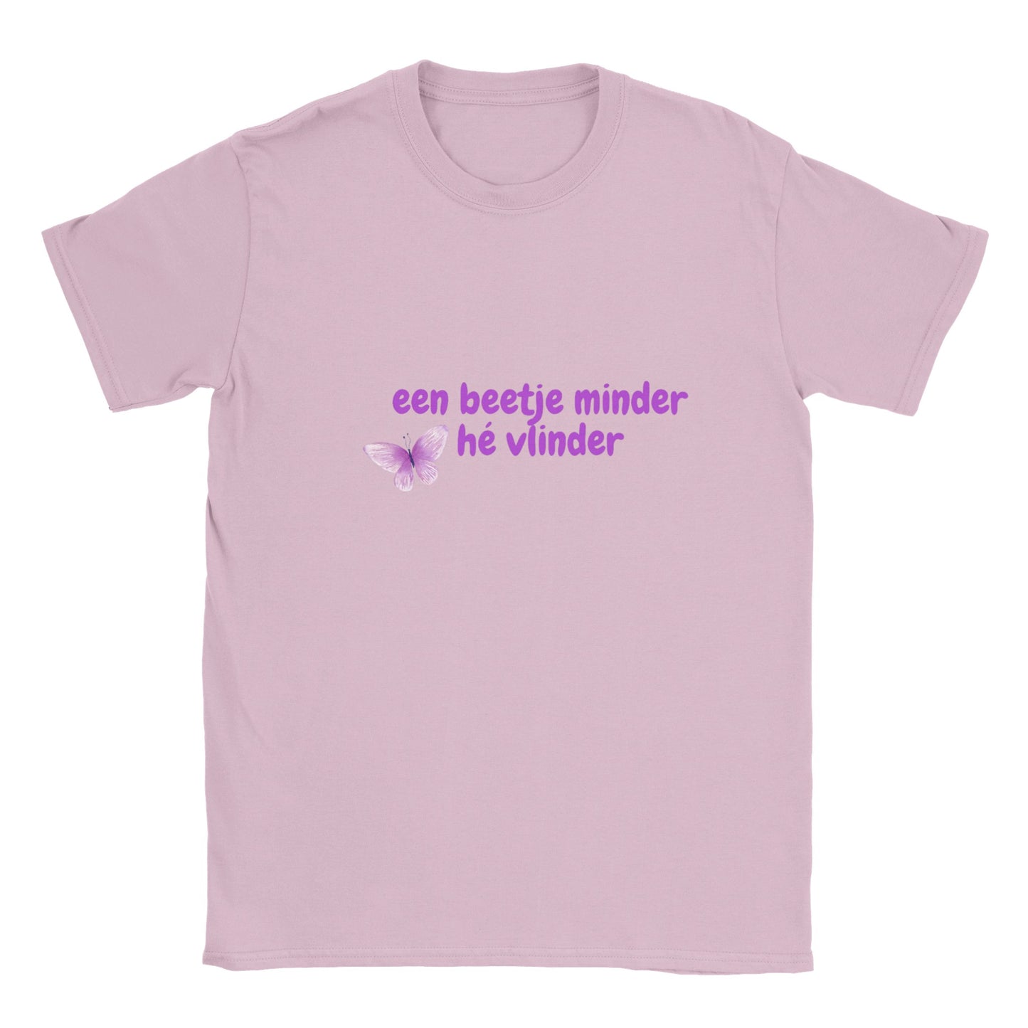 een beetje minder hé vlinder - t-shirt kinderen