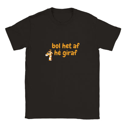 bol het af hé giraf - t-shirt kinderen