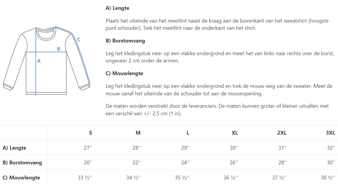 Fall - sweater volwassenen