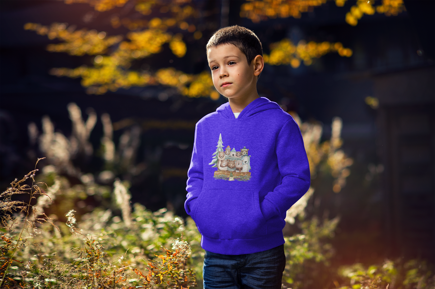 een beregoeie kerst hoodie voor kinderen