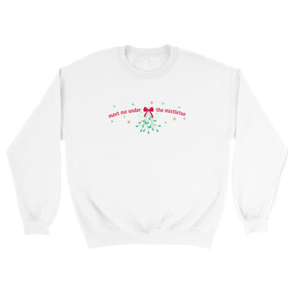 meet me under the mistletoe - sweater volwassenen