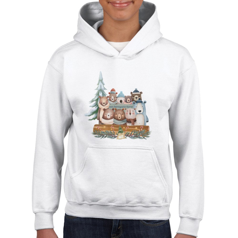 een beregoeie kerst hoodie voor kinderen