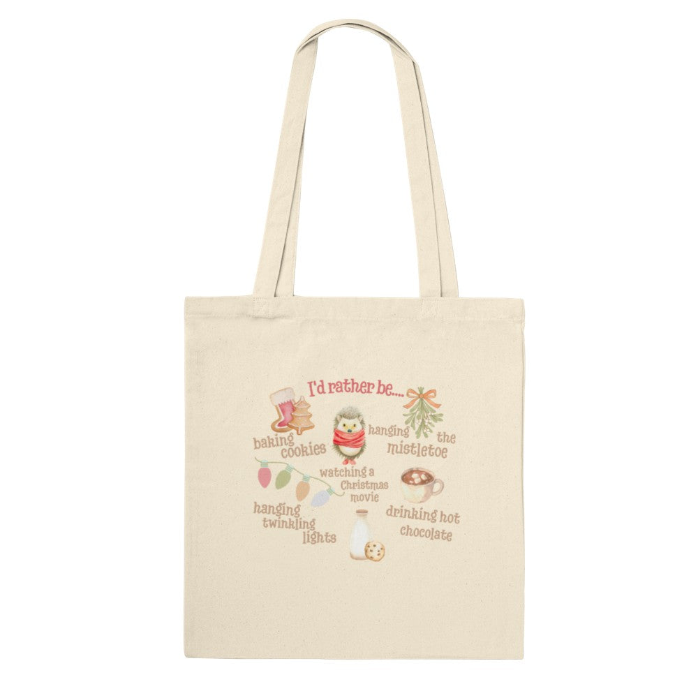 I'd rather be ....  - tote bag