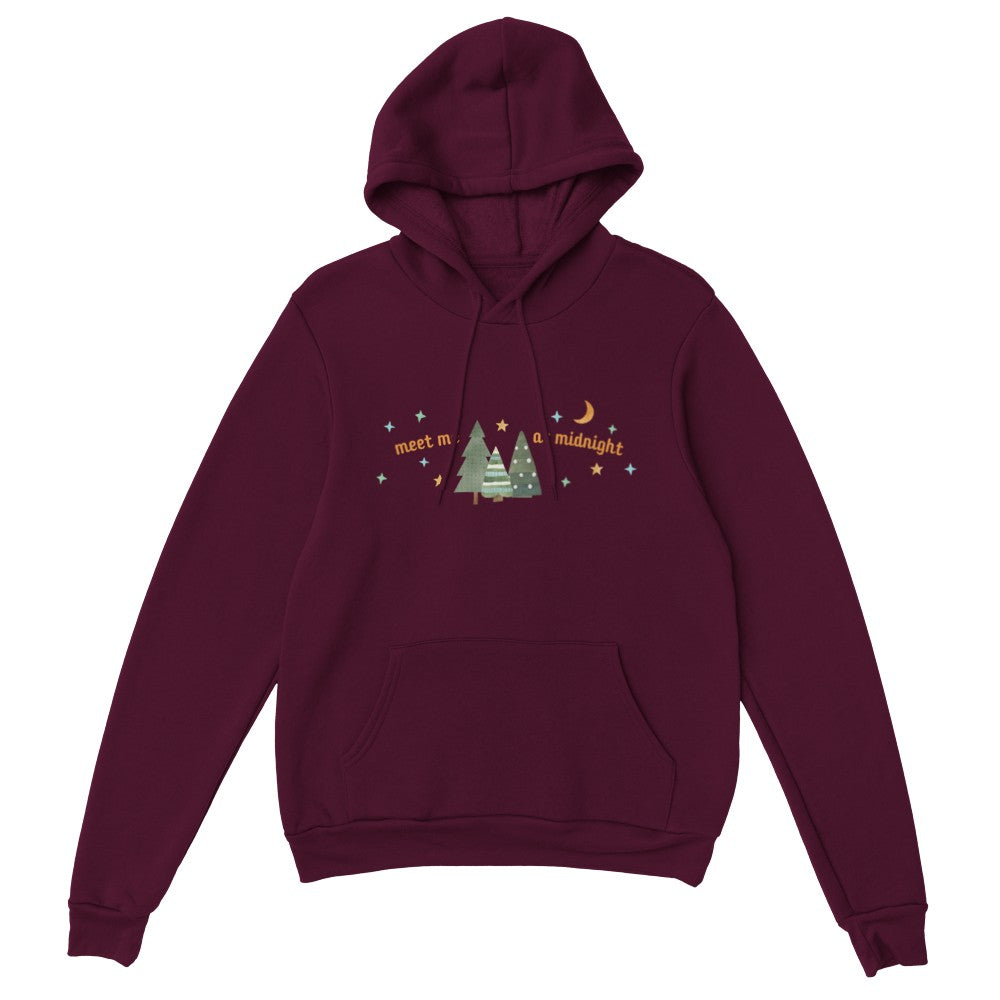 meet me at midnight - bomen - hoodie volwassenen