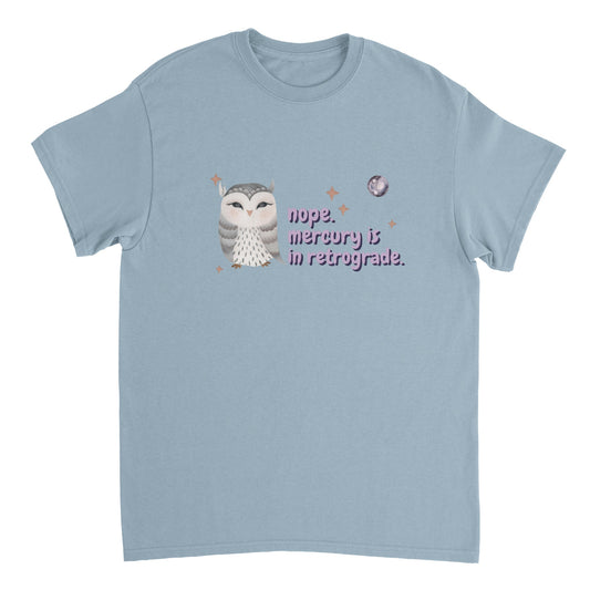 Nope. Mercury is in retrograde.  T-shirt volwassenen