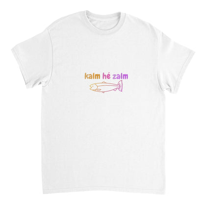 kalm hé zalm - t-shirt volwassenen