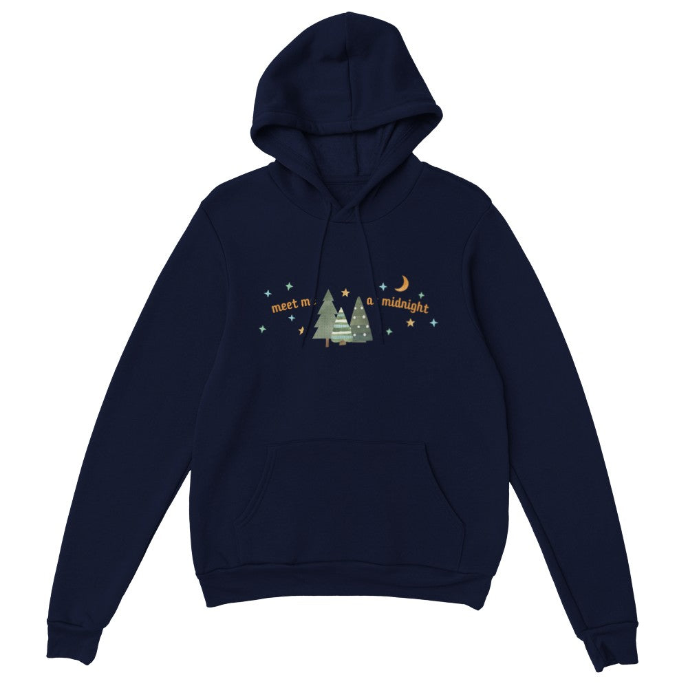 meet me at midnight - bomen - hoodie volwassenen