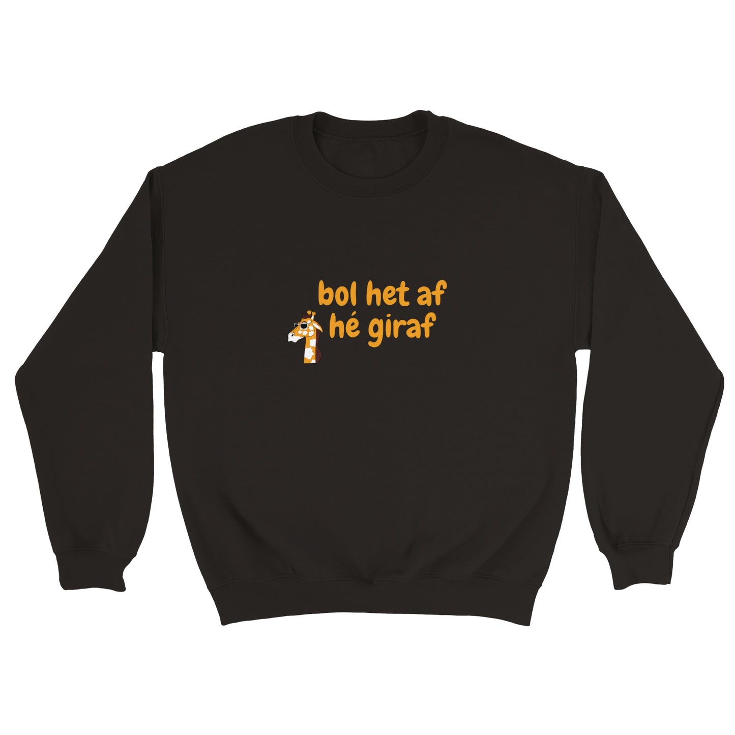 bol het af hé giraf - sweater volwassenen