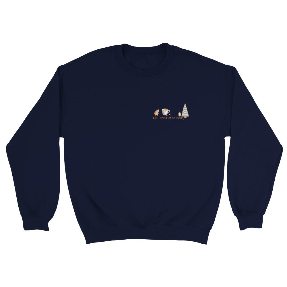 Eat, drink & be merry - sweater volwassenen