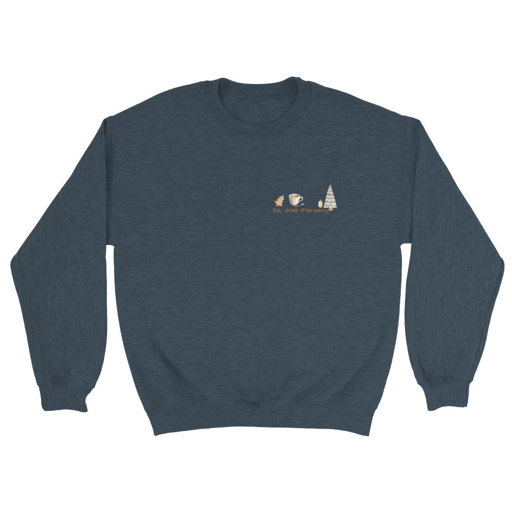 Eat, drink & be merry - sweater volwassenen