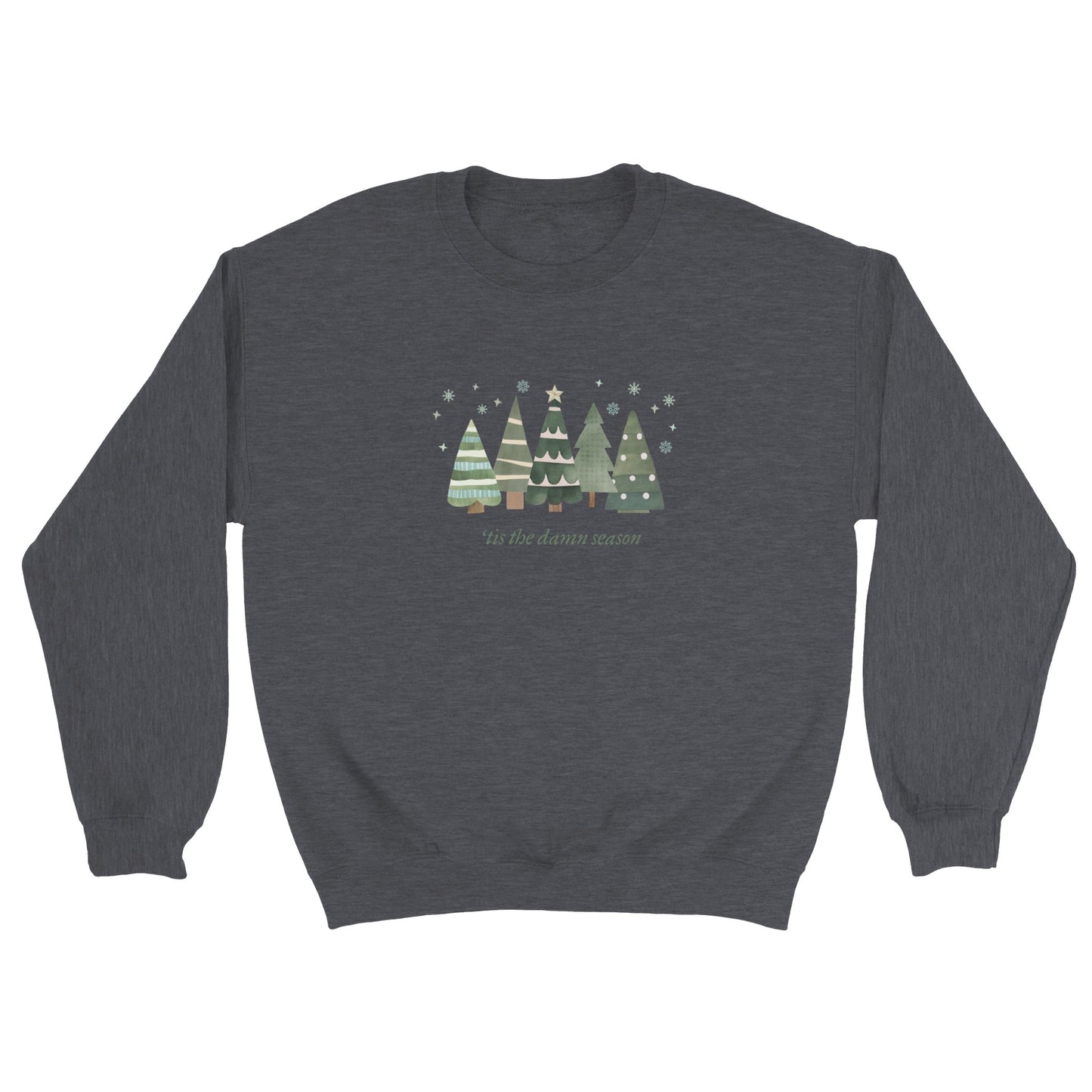 tis the damn season - sweater volwassenen