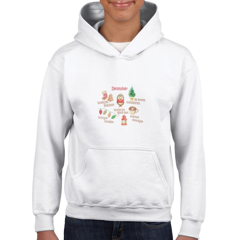 December - hoodie kinderen