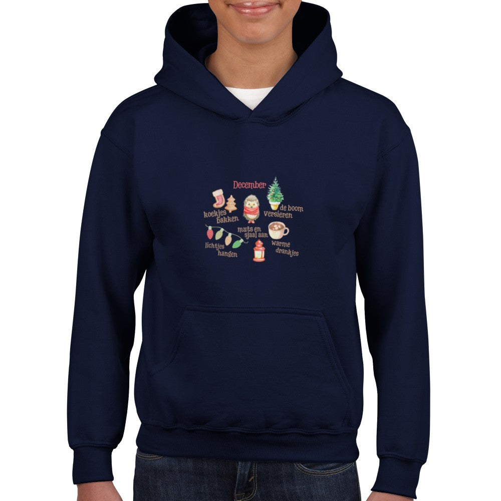 December - hoodie kinderen