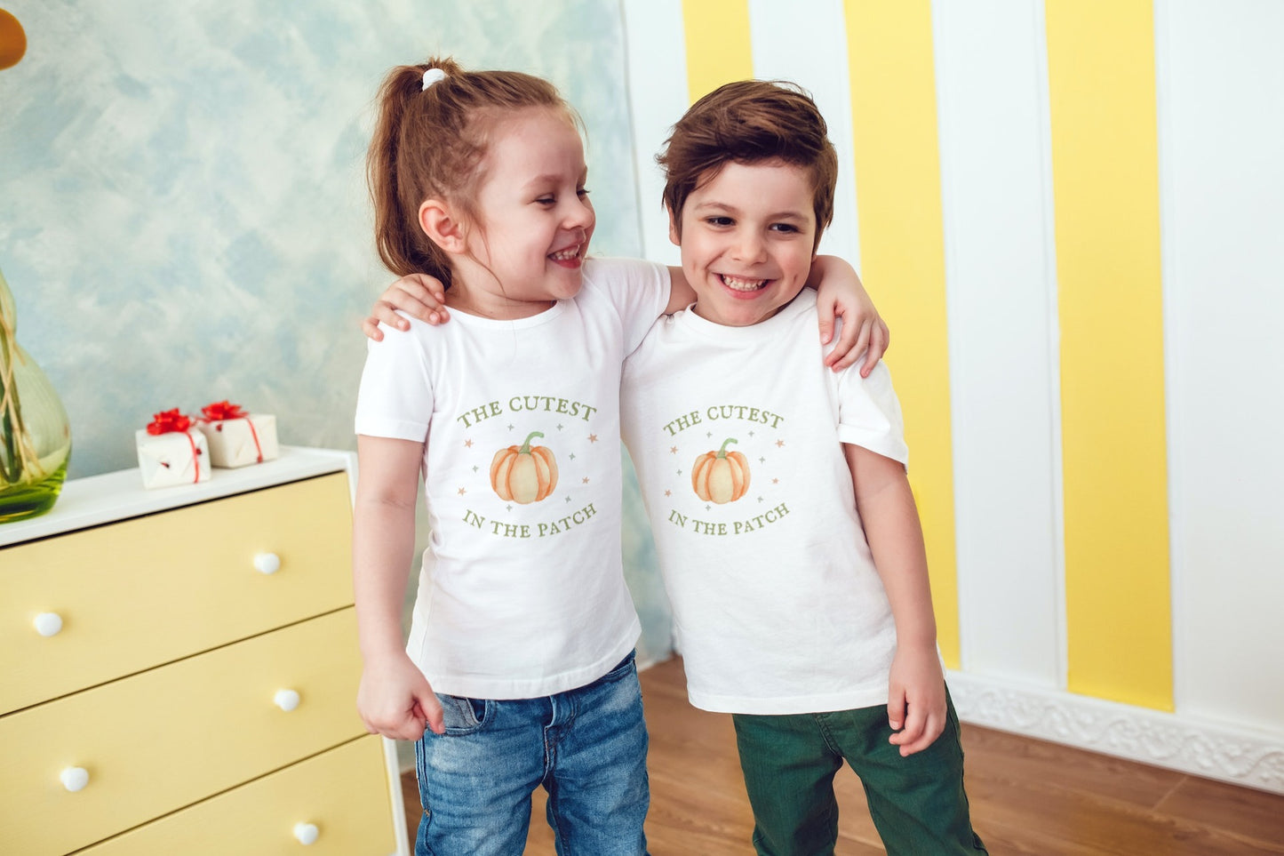 The cutest pumpkin in the patch - t-shirt kinderen